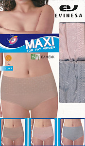 Трусы женские утягивающие из бамбука (большие размеры) EVINESA